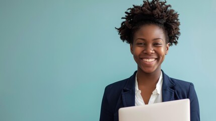 Wall Mural - The professional smiling woman