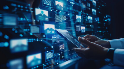 High technology  screen advance document management 