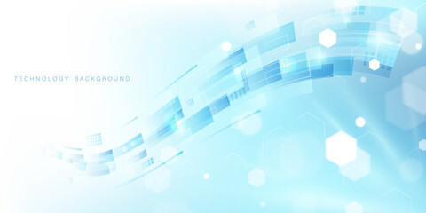 Abstract technology background, modern design vector illustration