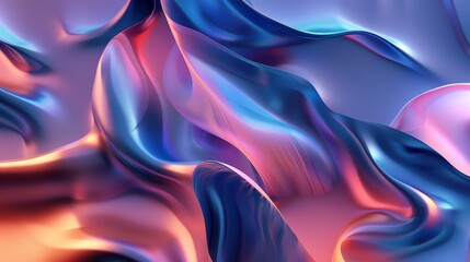 Poster - A modern abstract 3D background with copy space. Based on a stock image