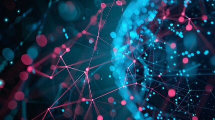 Poster - Connecting the world through the Internet, illustrating digital art, and managing stocks