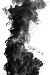 Sticker - Black smoke effect design element