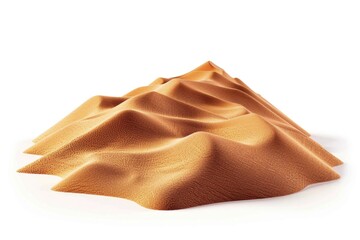 Poster - A small pile of sand sits atop a clean, white surface