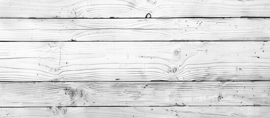 Aufkleber - Horizontal white wood plank texture providing a background with copy space image