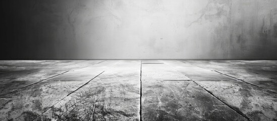 Aufkleber - Vintage abstract texture background on a black and white concrete floor with copy space image