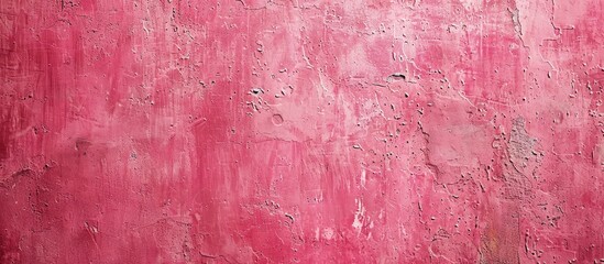 Aufkleber - Rustic minimalist design on a pink background with a textured look perfect for adding copy space image