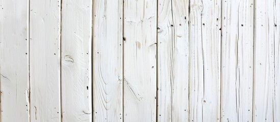 Poster - White painted pine boards create a copyspace image against a white backdrop