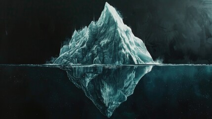 Poster - Iceberg in open water