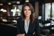 © Dima - Portrait of Confident Businesswoman. Lady boss. The concept of female power. Generative AI