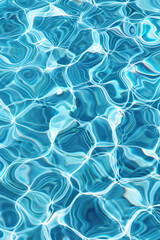 Poster - Abstract water texture background with light reflections. Perfect for summer-themed designs, relaxation concepts, and aquatic visuals.