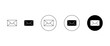 © yasin - mail icon set, envelope icon set, vector illustration, vector email icon for web, massage icon, Web Page, Mobile App, UI, UX and GUI design