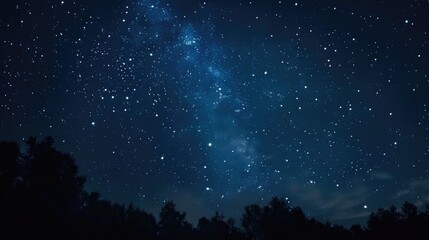 universe background. night sky with stars, galaxy in outer space