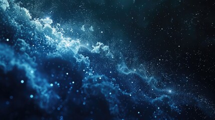universe background. night sky with stars and galaxy in outer space