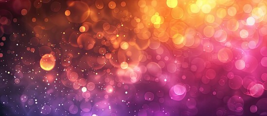 Poster - Bokeh background with abstract texture providing copy space image