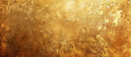 Aufkleber - Abstract gold grunge background with a textured golden decorative plaster or concrete appearance suitable for design with copy space image