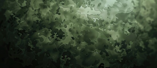 Poster - Blurred green and gray camouflage background with space for text or inscription ideal for a copy space image