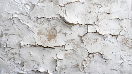 Poster - Textured White Home Wall Background with Rustic Panel and Raw Seam Lines