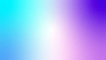 Poster - abstract business background Serene Sky gradient wallpaper, Royal Purple, sky blue and light cyan colors mixture with grainy texture 