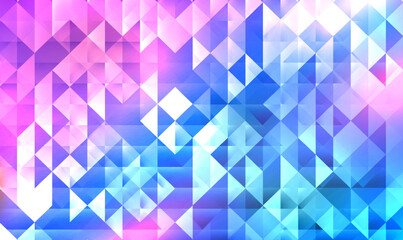 Wall Mural - Abstract colorful triangular mosaic pattern background, glass style. Prism triangle pattern background. Holographic foil. Geometric pattern. Brand new design for your business. Modern Vector EPS10.