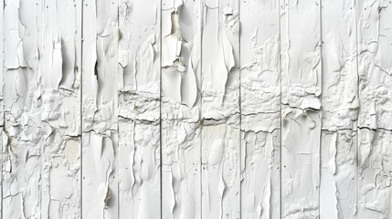 Poster - Textured White Home Wall Background with Rustic Panel and Raw Seam Lines