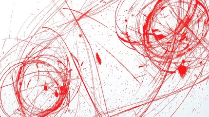 Poster - A black and white drawing featuring intricate geometric patterns composed of circles and lines