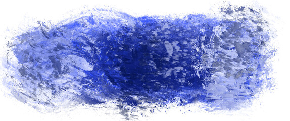 Wall Mural - abstract bue and white paint streaks on transparent background clipart png