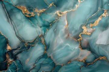  Trendy turquoise and gold marble and gold pattern texture background for wallpapers, posters, cards, invitations and websites