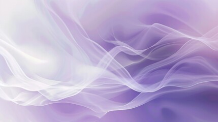 Wall Mural - Abstract Purple and White Fabric Texture With Flowing Lines