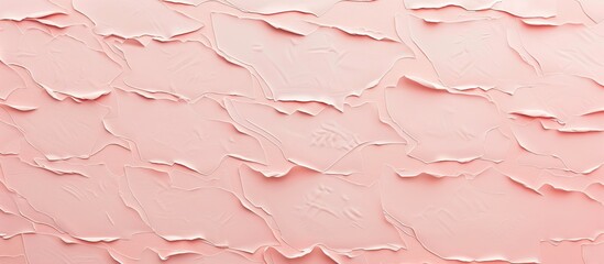 Aufkleber - Top view of a pastel toned paper texture with minimal fashion style ideal for featuring a copy space image