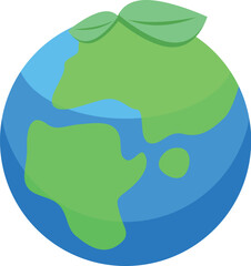 Poster - Green world concept showing environmental conservation and nature