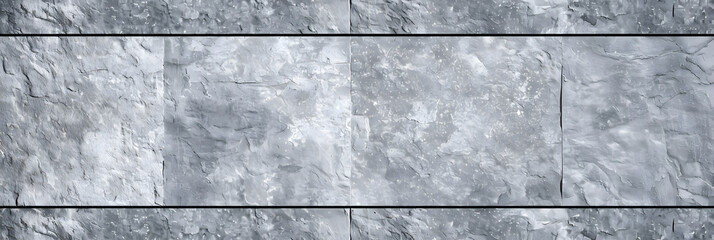 Sticker - White gray grey stone concrete texture wall wallpaper tiles background panorama banner