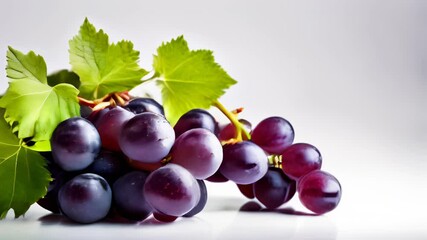 Poster -  Freshly harvested grapes ready for enjoyment