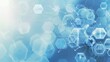 © olga_demina - Futuristic blue medical background with hexagonal and molecular structures. Perfect for healthcare, pharmaceutical, and clinical research visuals.