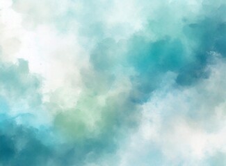 Sticker - Light Blue Watercolor Wallpaper