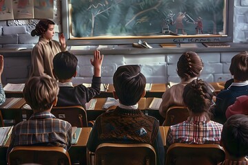 Kids at school