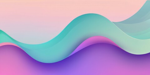 Wall Mural - multicolored waves on a multicolored background ,minimalistic, backdrop,