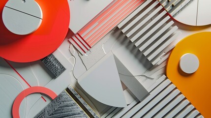 Poster - Modern graphic design uses clean lines for visual appeal and readability, emphasizing simplicity and clarity.