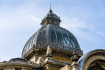 Wall Mural - The CEC Palace, The Palace of the Savings Bank in the historical center Lipscani Street, Bucharest, Romania, 2022