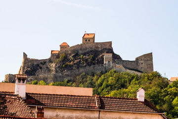 Wall Mural - Famous Rupea fortress in Transylvania, Romania. Rupea Citadel (Cetatea Rupea)