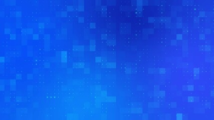 Wall Mural - Blue Network Grid Abstract Tech Pattern Background Loop 4K 60 FPS