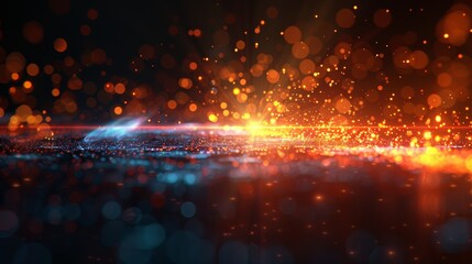 Wall Mural - add lens flare effects to overlay designs and screen blending modes to make high-quality images. abs
