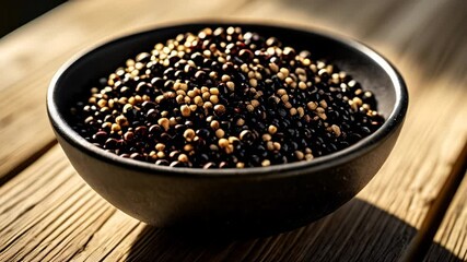 Canvas Print -  Aromatic spices in a bowl ready to enhance your culinary creations