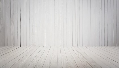 Wall Mural - white plywood texture background