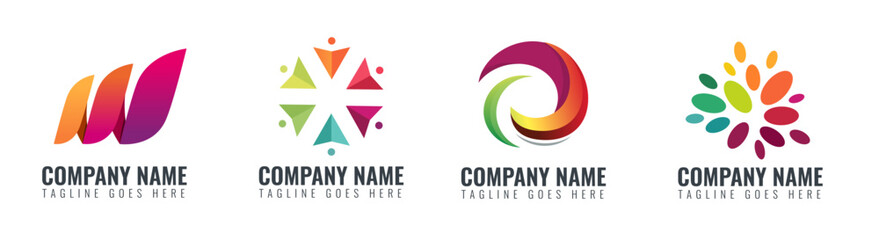 Wall Mural - logotype design company