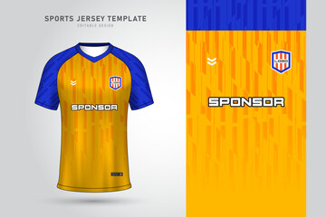 Sport jersey template design, soccer jersey, for sublimation