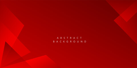 Wall Mural - Red triangle overlap modern background for corporate concept, template, poster, brochure, website, flyer design. Vector illustration	