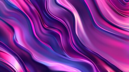 Sticker - Abstract Purple and Pink Fluid Swirls