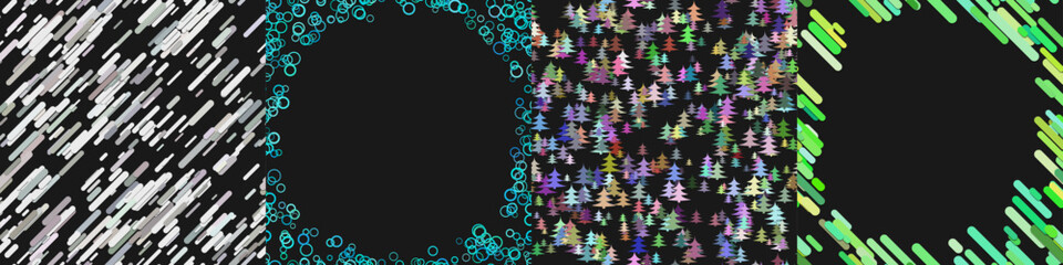 Poster - Abstract geometric background collection