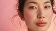 © KKC Studio - Radiant Asian Woman with Smooth Clear Skin in Headshot Portrait