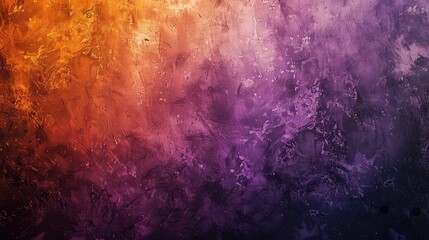 Poster - Grainy Gradient Banner: Dark Brown and Orange Texture